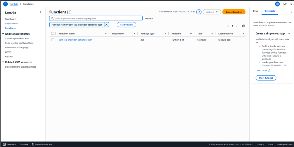 Create the Lambda Function