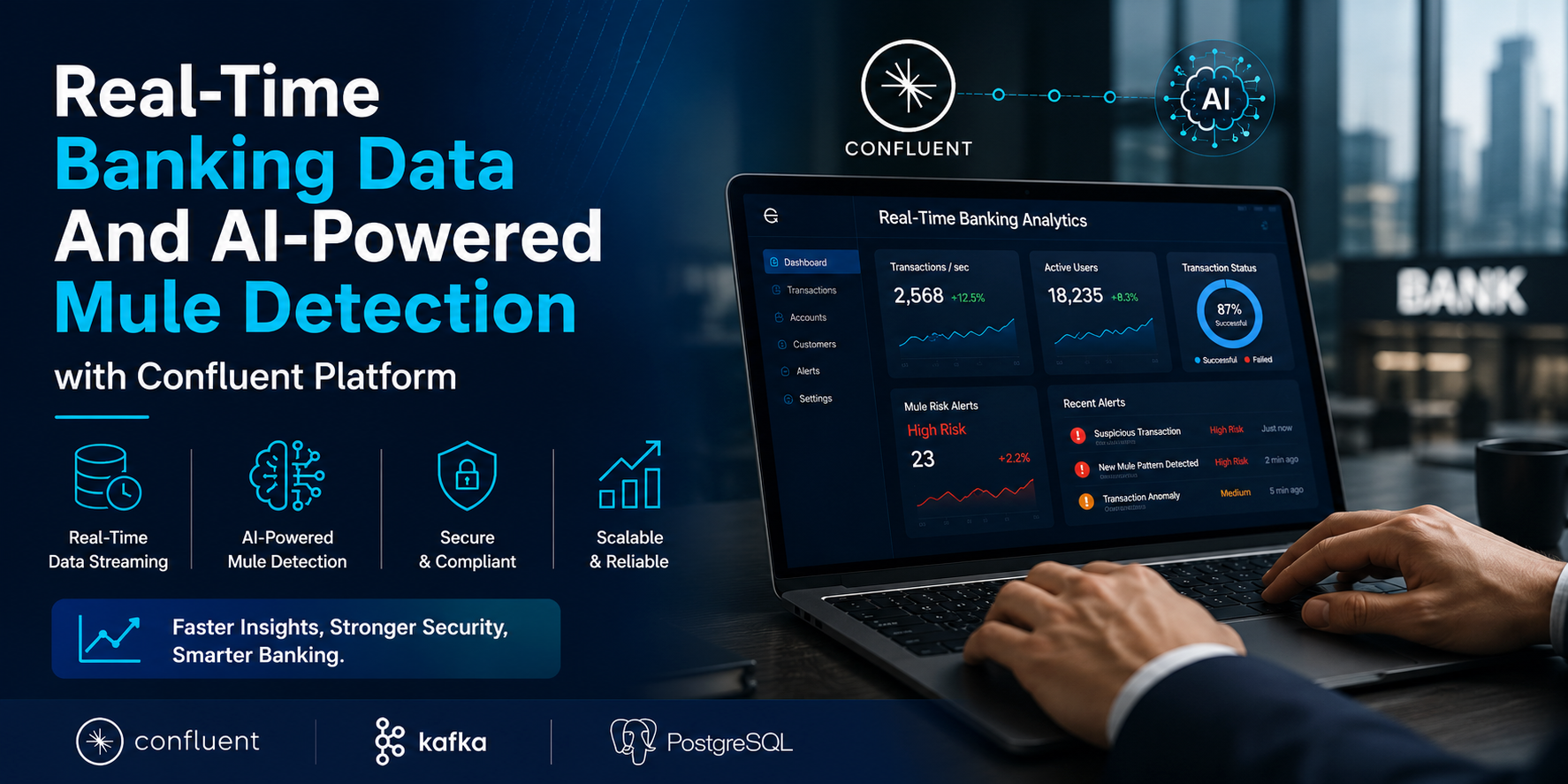 Real-Time Banking Data And AI-Powered Mule Detection with Confluent Platform